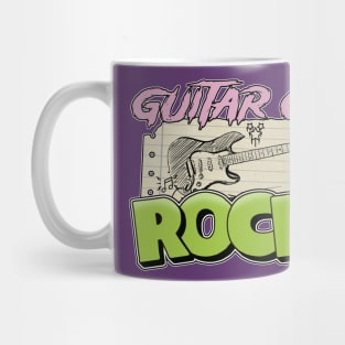 Guitar Girl Rocks Mug